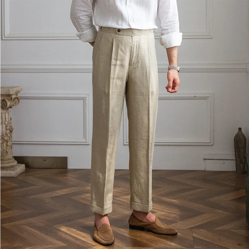 Men's Fashionable Linen Casual Pants